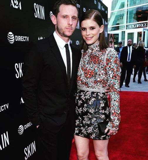 Timothy Christopher Mara’s daughter, Kate Mara, with her husband, Jamie-Bell. 